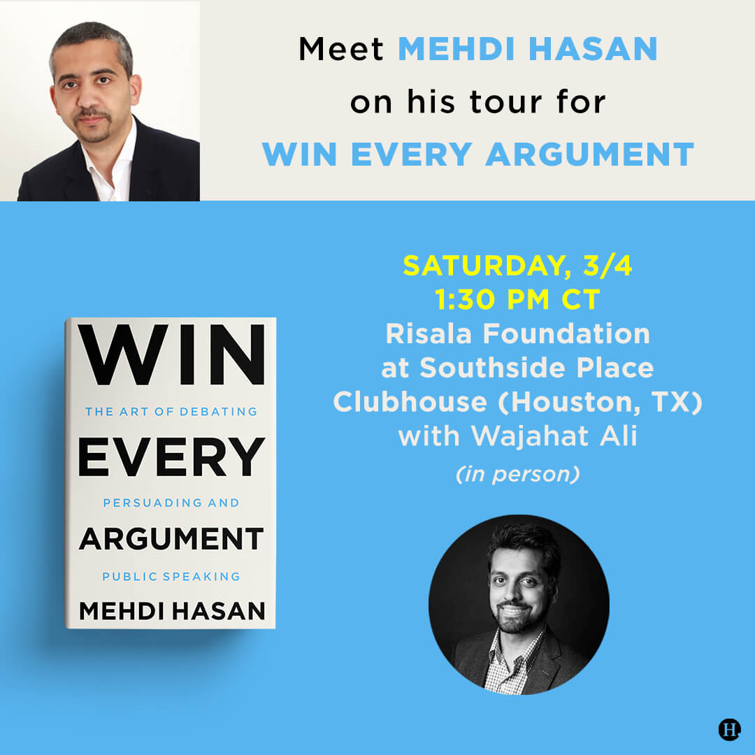 HOUSTON: Mehdi Hasan and Wajahat Ali