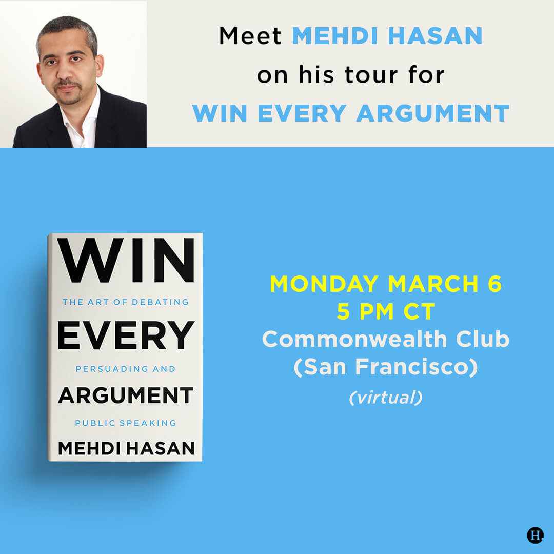 SAN FRANCISCO: Mehdi Hasan at the Commonwealth Club